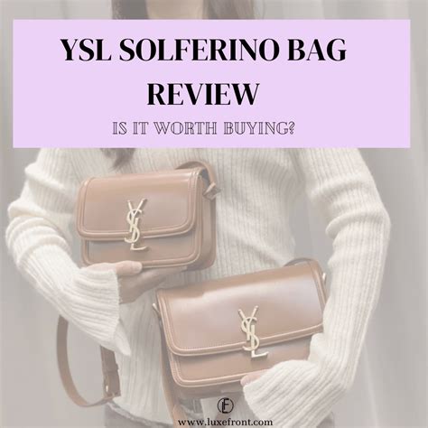 YSL Solferino Review. Is This Saint Laurent Bag Truly 